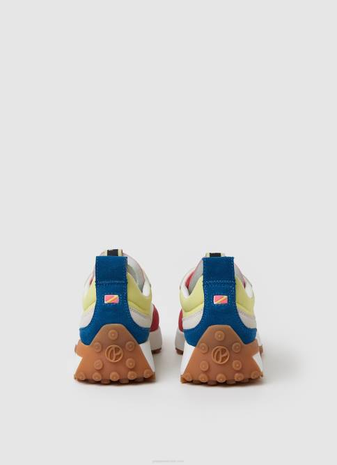 amarillo acido tenis combinados con estampado lucky Pepe Jeans 06X4572 mujer - Imagen 4
