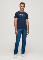 Armada playera con logo estampado Pepe Jeans 06X4999 hombres - Imagen 2
