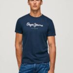 Armada playera con logo estampado Pepe Jeans 06X4999 hombres