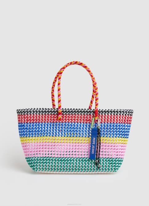 bahia_bolsa_de_plastico_tejida_pepe_jeans_06x4721_mujer.jpg bahía bolsa de plástico tejida Pepe Jeans 06X4721 mujer - Imagen 1