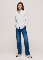 bahía camisa a rayas de gasa de algodón Pepe Jeans 06X4324 mujer - Imagen 2