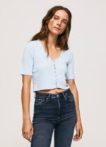 bahía camisa tipo cárdigan de canalé Pepe Jeans 06X4408 mujer