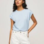 bahía camiseta basica bloom con logo Pepe Jeans 06X4448 mujer