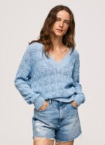 bahía jersey calado de ajuste holgado Pepe Jeans 06X4229 mujer - Imagen 3
