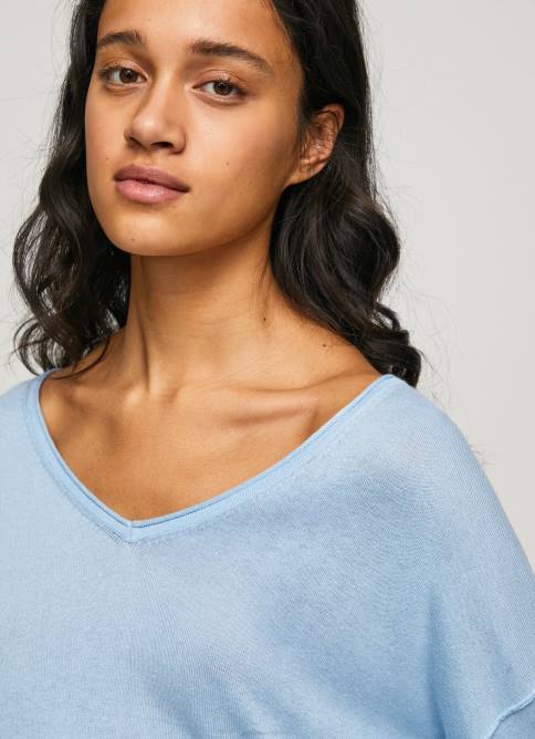 bahía jersey de ajuste holgado con escote en v Pepe Jeans 06X4249 mujer - Imagen 3