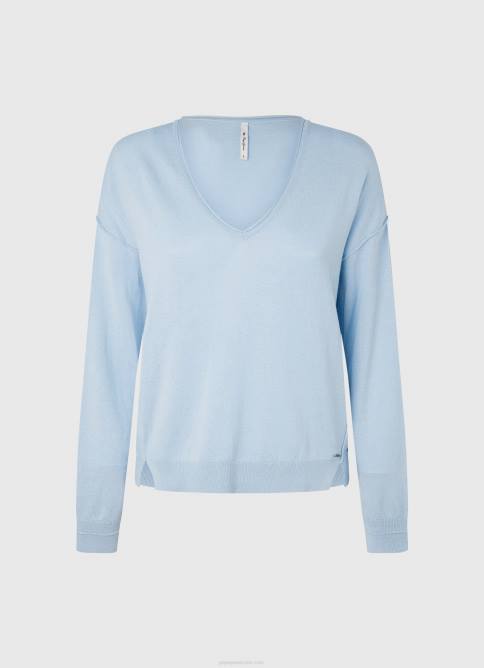 bahía jersey de ajuste holgado con escote en v Pepe Jeans 06X4249 mujer - Imagen 5