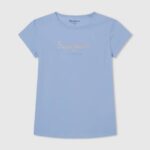 bahía playera con logo brillante Pepe Jeans 06X41465 chica