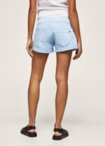 bahía shorts de algodón de corte estándar Pepe Jeans 06X4527 mujer - Imagen 3