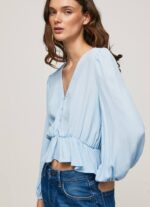 bahía top corto con cuello en V Pepe Jeans 06X4326 mujer - Imagen 3