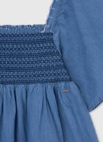 bahía vestido de mezclilla bordado Pepe Jeans 06X41380 chica - Imagen 3