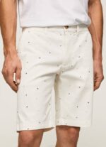 blanco bermudas chinas con estampado mc queen Pepe Jeans 06X41116 hombres - Imagen 3