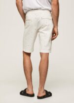 blanco bermudas chinas con estampado mc queen Pepe Jeans 06X41116 hombres - Imagen 4