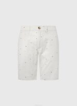 blanco bermudas chinas con estampado mc queen Pepe Jeans 06X41116 hombres - Imagen 5