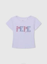 blanco blusa con bordado gaulle Pepe Jeans 06X41423 chica - Imagen 4