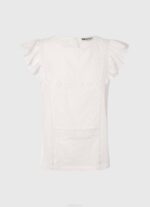 blanco camisa con detalles calados Pepe Jeans 06X4437 mujer - Imagen 5