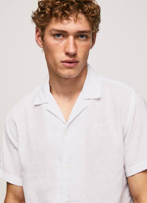 blanco camisa de manga corta de lastingham Pepe Jeans 06X41060 hombres - Imagen 3