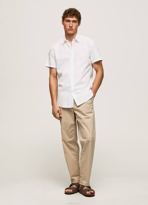blanco camisa de manga corta de lothersdale Pepe Jeans 06X41069 hombres - Imagen 2