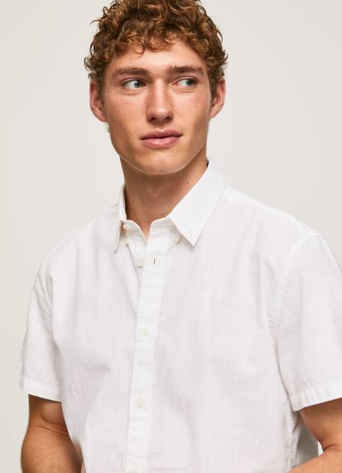 blanco camisa de manga corta de lothersdale Pepe Jeans 06X41069 hombres - Imagen 3