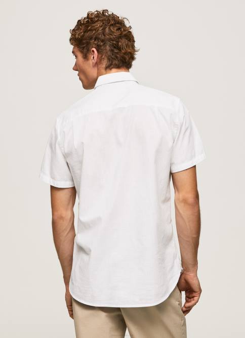 blanco camisa de manga corta de lothersdale Pepe Jeans 06X41069 hombres - Imagen 4