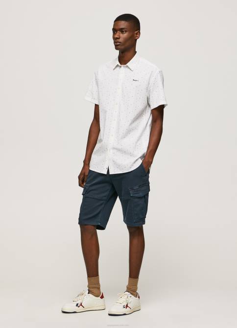 blanco camisa de manga corta lindenberg Pepe Jeans 06X41063 hombres - Imagen 2