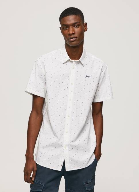 blanco camisa de manga corta lindenberg Pepe Jeans 06X41063 hombres - Imagen 3