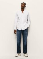 blanco camisa dobby a rayas lisselton Pepe Jeans 06X41064 hombres - Imagen 2