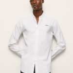 blanco camisa dobby a rayas lisselton Pepe Jeans 06X41064 hombres