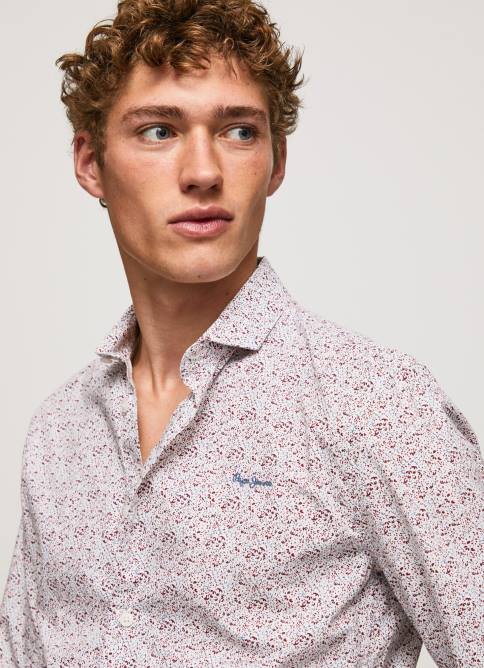 blanco camisa Lenora slim de popelina Pepe Jeans 06X41075 hombres - Imagen 3