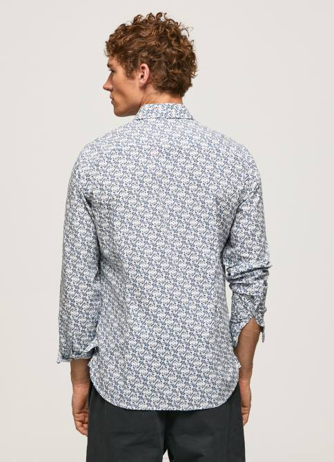 blanco camisa lou slim fit de popelina Pepe Jeans 06X41070 hombres - Imagen 4