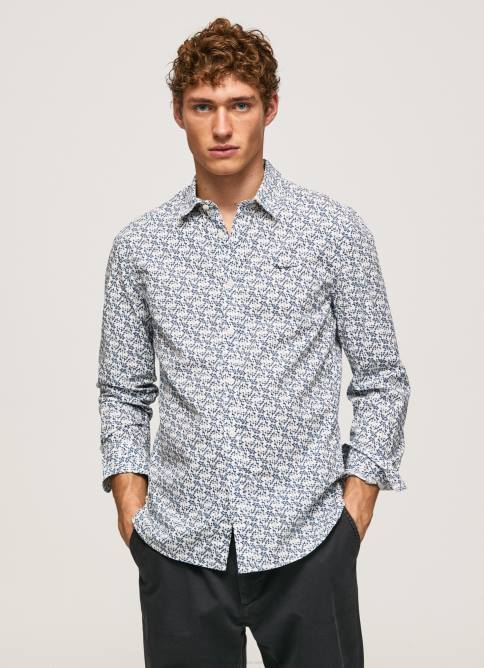 blanco_camisa_lou_slim_fit_de_popelina_pepe_jeans_06x41070_hombres.jpg blanco camisa lou slim fit de popelina Pepe Jeans 06X41070 hombres - Imagen 1