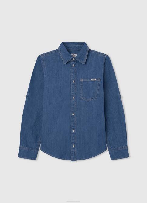 blanco camisa maldon regular fit de popelina Pepe Jeans 06X41662 chico - Imagen 5