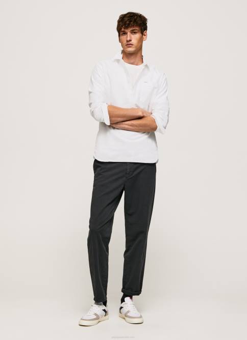 blanco camisa oxford de corte estándar Lawson Pepe Jeans 06X41044 hombres - Imagen 2