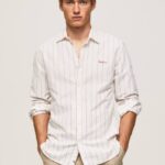 blanco camisa oxford de corte regular lynton Pepe Jeans 06X41034 hombres