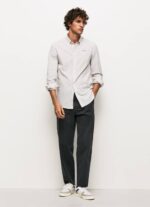blanco camisa slim fit de popelín de algodón Pepe Jeans 06X41022 hombres - Imagen 2
