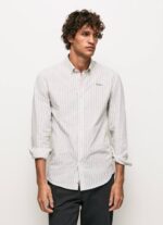 blanco camisa slim fit de popelín de algodón Pepe Jeans 06X41022 hombres - Imagen 3
