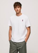 blanco camiseta cabina telefónica Pepe Jeans 06X4984 hombres