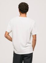 blanco camiseta con estampado de foto Pepe Jeans 06X4958 hombres - Imagen 4