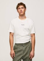 blanco camiseta con estampado de foto Pepe Jeans 06X4981 hombres - Imagen 2