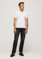 blanco camiseta con logo Pepe Jeans 06X41085 hombres - Imagen 2