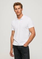 blanco camiseta con logo Pepe Jeans 06X41085 hombres
