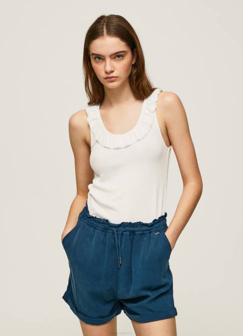 blanco_camiseta_con_volantes_en_el_cuello_pepe_jeans_06x4390_mujer.jpg blanco camiseta con volantes en el cuello Pepe Jeans 06X4390 mujer - Imagen 1