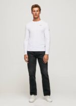 blanco camiseta de manga larga de algodón Pepe Jeans 06X41007 hombres - Imagen 2