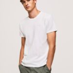 blanco camiseta de punto gofrado Pepe Jeans 06X4960 hombres