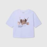blanco camiseta ilustraciones Pepe Jeans 06X41439 chica