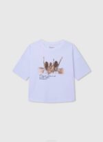 blanco camiseta ilustraciones Pepe Jeans 06X41439 chica