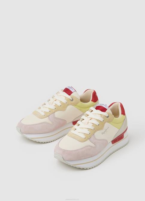 blanco de fábrica tenis combinados rusper sweet Pepe Jeans 06X4595 mujer - Imagen 3