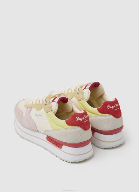 blanco de fábrica tenis combinados rusper sweet Pepe Jeans 06X4595 mujer - Imagen 4