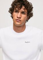 blanco jersey con estampado fotográfico Pepe Jeans 06X4867 hombres - Imagen 4