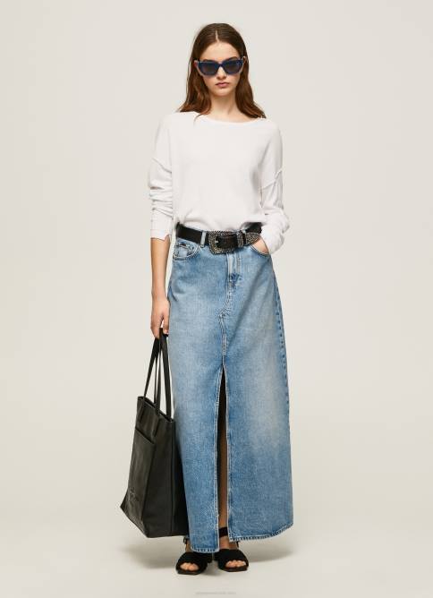 blanco_jersey_de_corte_relajado_con_cuello_barco_pepe_jeans_06x4256_mujer.jpg blanco jersey de corte relajado con cuello barco Pepe Jeans 06X4256 mujer - Imagen 1