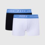 blanco Pack de 2 bóxers de algodón elástico Pepe Jeans 06X41146 hombres